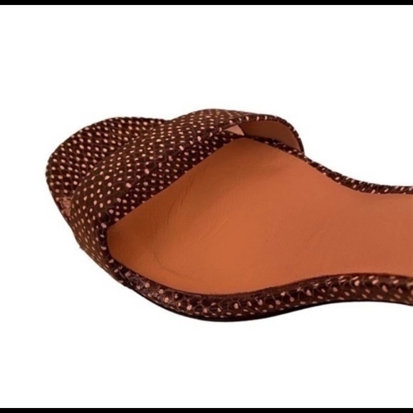 Antonio Melani | Black & White Polka Dot 4” Block Heels Leather Sole | Size 9.5 - Picture 9 of 11